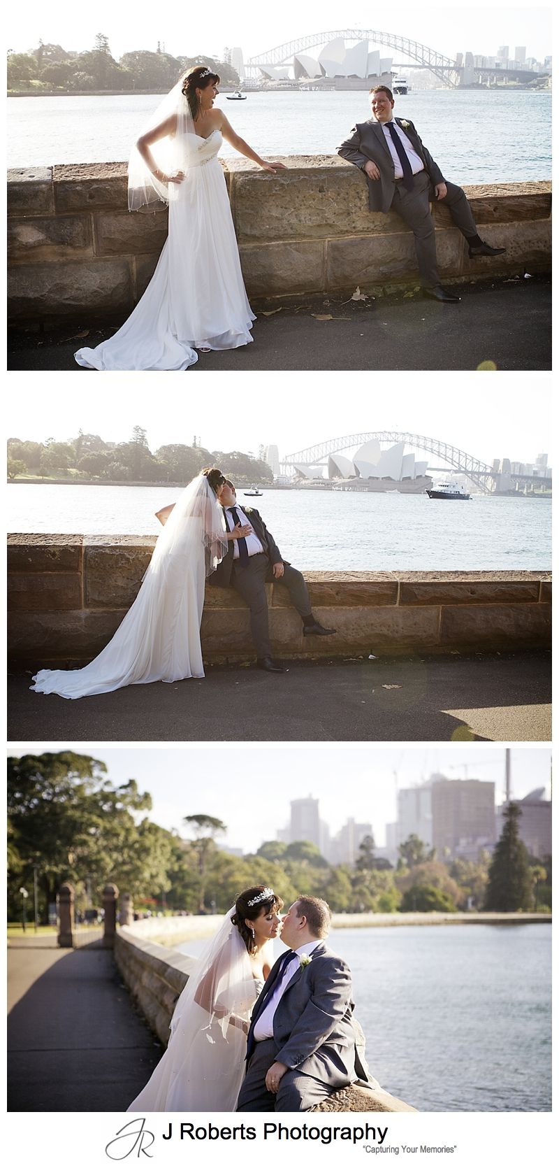 Bride and groom farm cove sydney - sydney wedding photography 